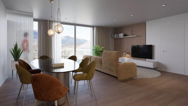Sion, Valais - Appartement 2.5 pièces 72.67 m2 CHF 455'000.-