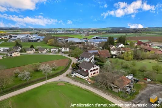 Courgenay, Jura - Appartement terrasse 4.5 pièces 105.00 m2 CHF 1'850.- / mois