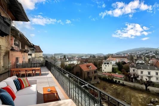 Porrentruy, Jura - Appartement terrasse 4.5 pièces 90.00 m2 CHF 1'450.- / mois