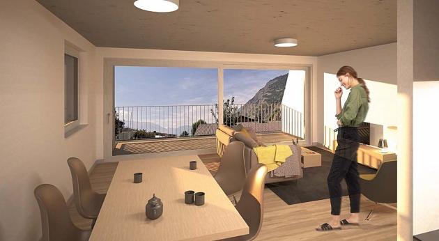 Saillon, Valais - Appartement 3.5 pièces 94.00 m2 CHF 525'000.-