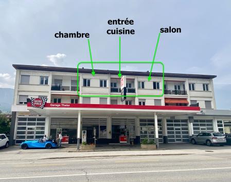 Sion, Valais - Dernier étage 2.5 pièces 59.00 m2 CHF 1'400.- / mois