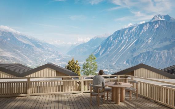 Mollens VS, Valais - Villa mitoyenne 3.5 pièces 111.30 m2 CHF 779'000.-