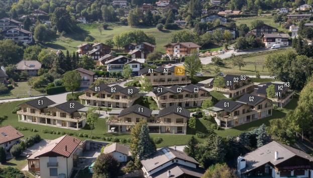 Mollens VS, Valais - Villa mitoyenne 3.5 pièces 111.30 m2 CHF 779'000.-